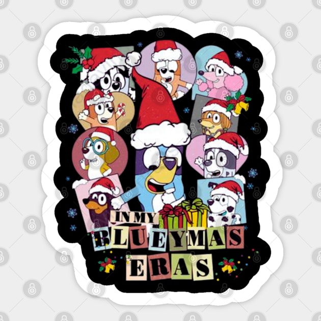 bluey cristmas Sticker by GapiKenterKali